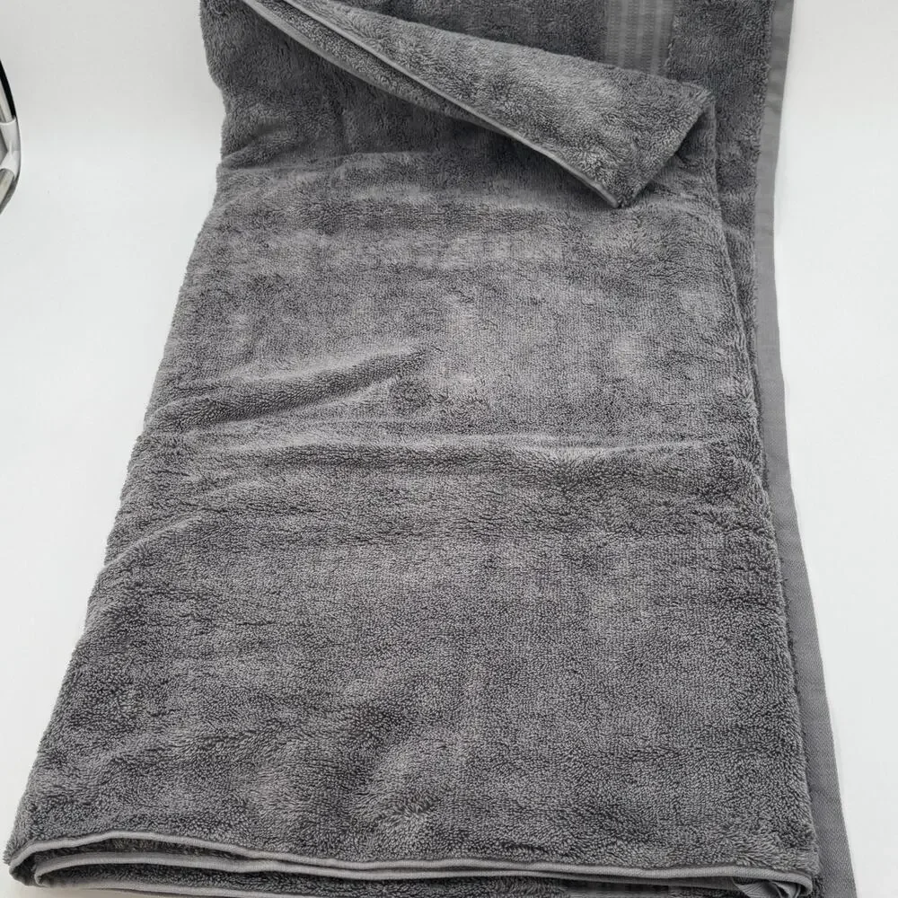 Threshold Total Fresh‎ Oversized Bath Towel 33x63 Dark Gray 100% Cotton NEW